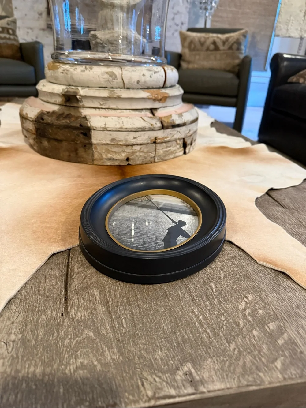Oval Black Wall Photo Frame